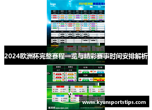 2024欧洲杯完整赛程一览与精彩赛事时间安排解析